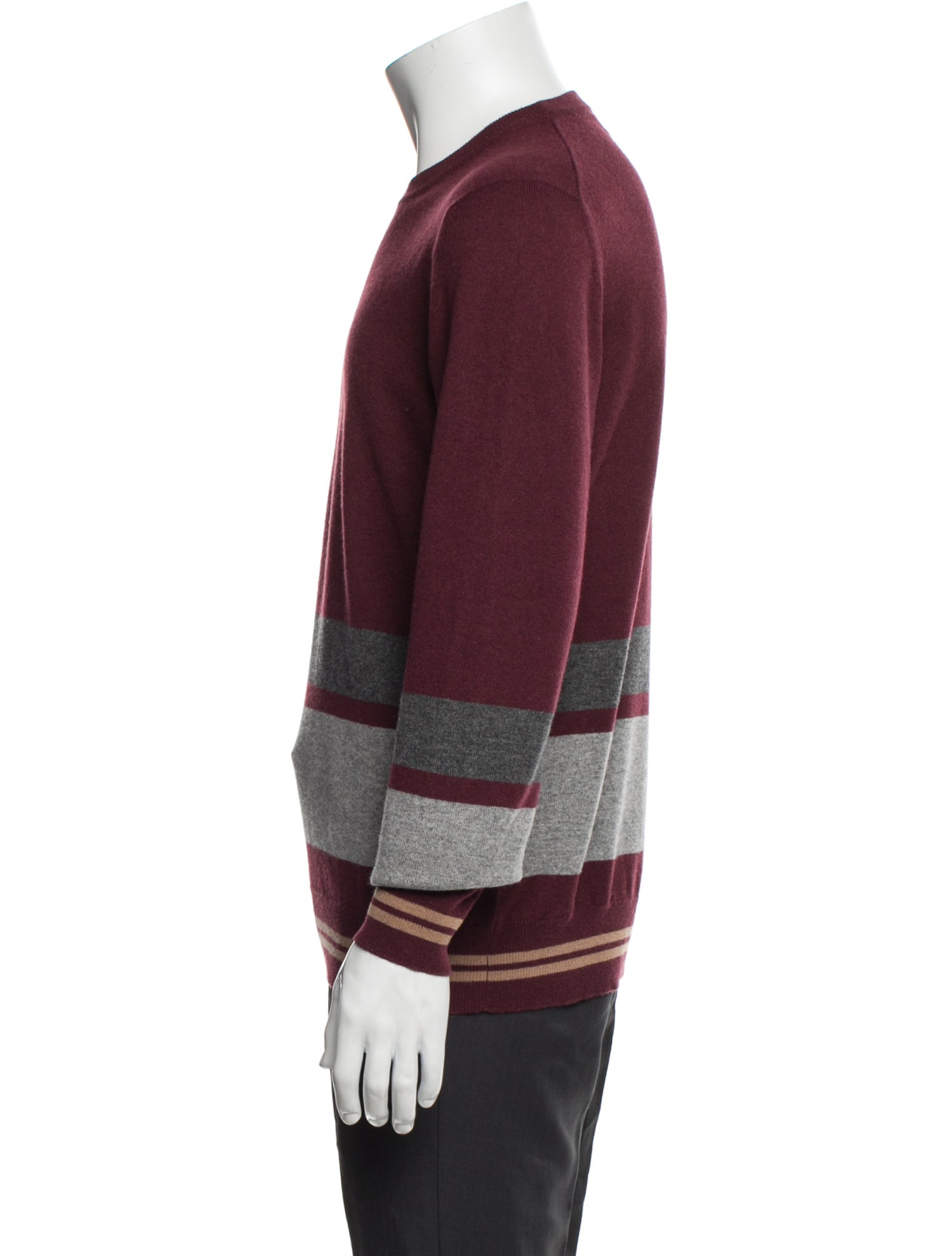 Brunello Cucinelli Cashmere Striped Pullover